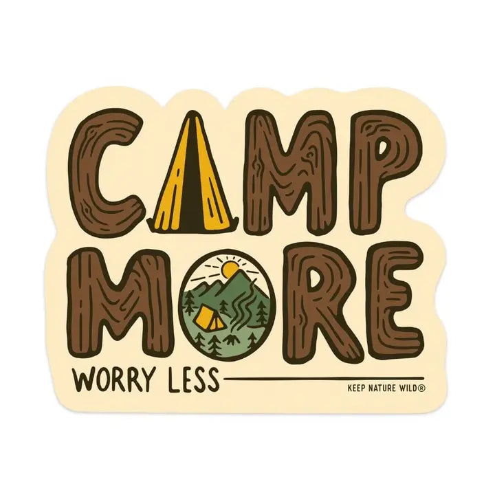Camp More- Sticker