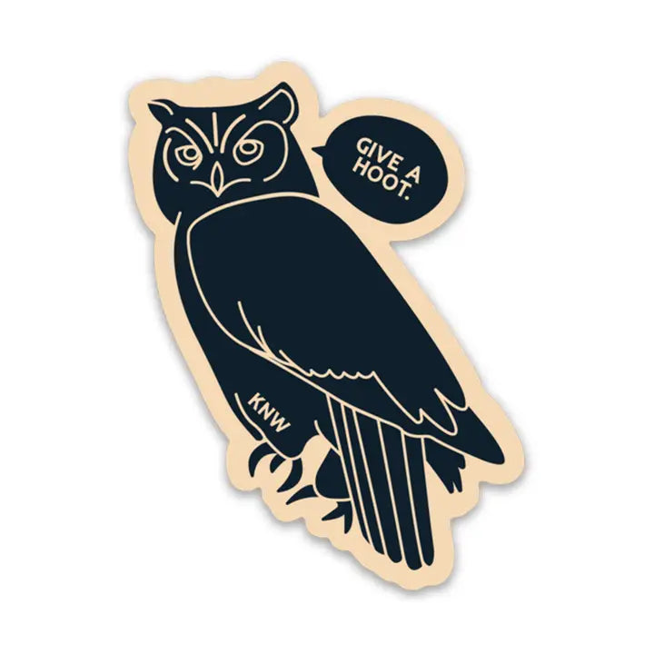 Give a Hoot- Sticker