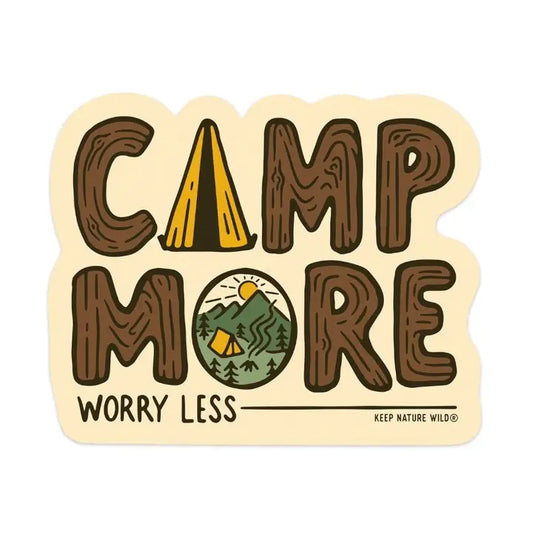 Camp More- Sticker