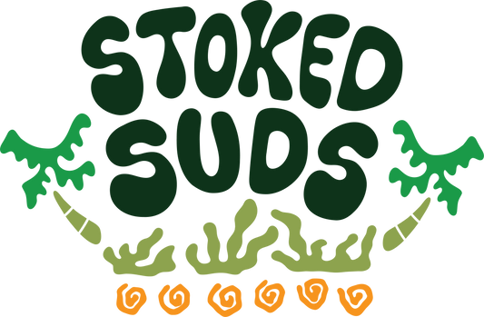 Stoked Suds Island Time - Sticker